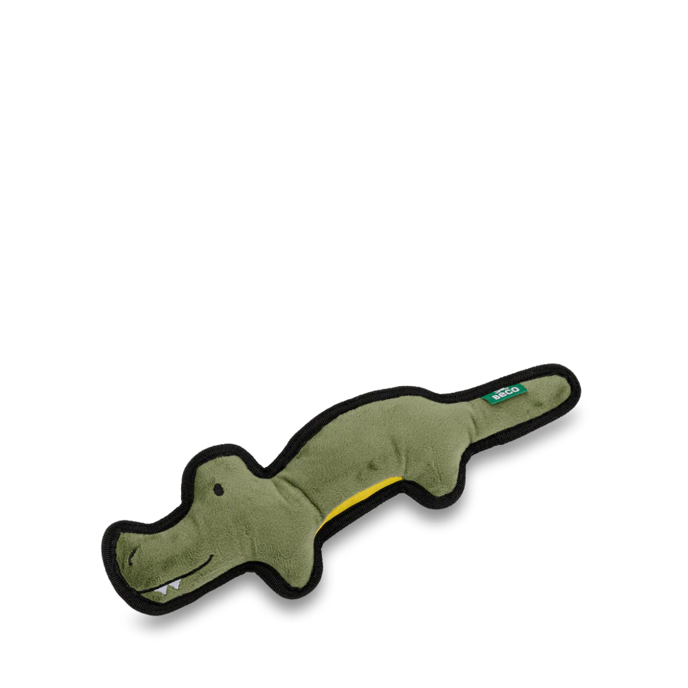 Plush Crocodile Dog Toy
